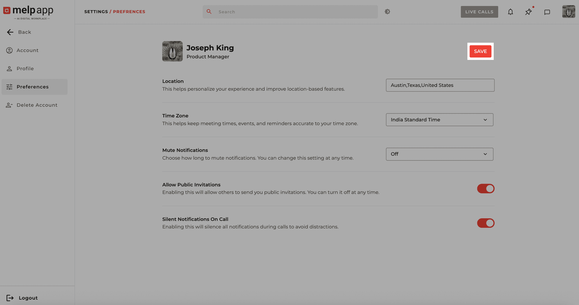 Allow public invitation save