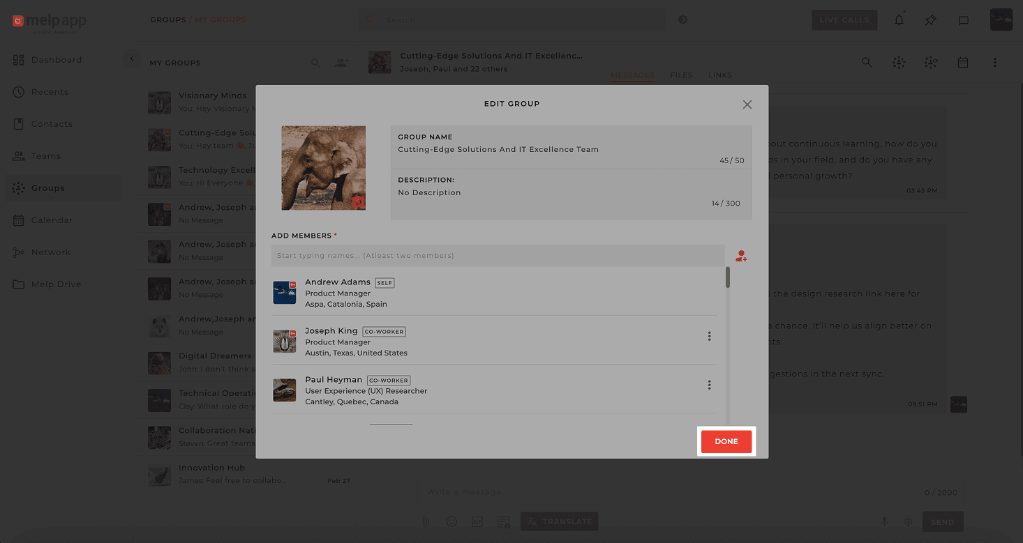 Done after make admin