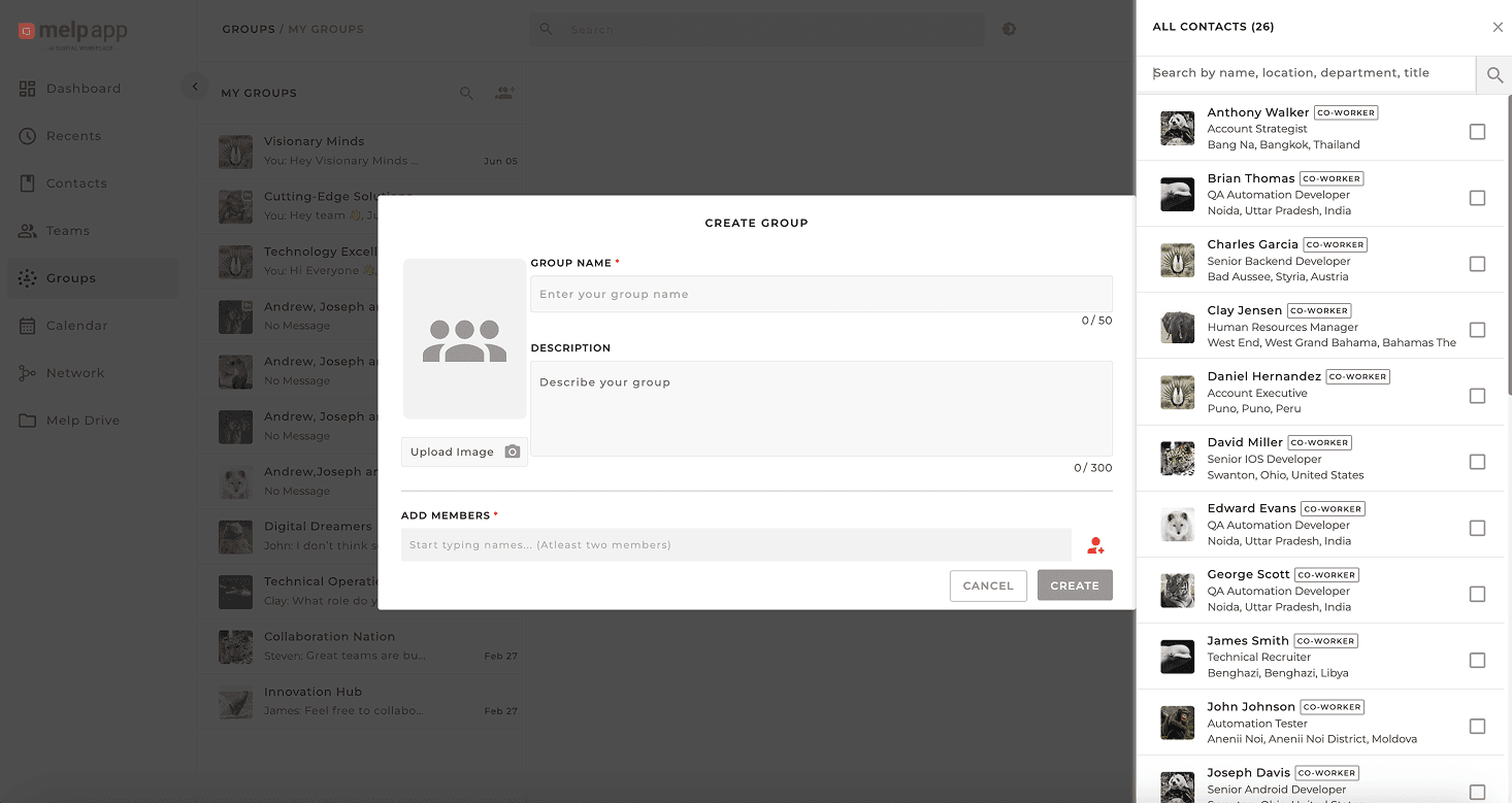 Add members
