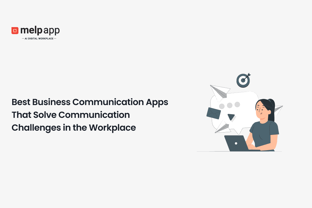 Business communication apps illustration solving everyday communication challenges at work
