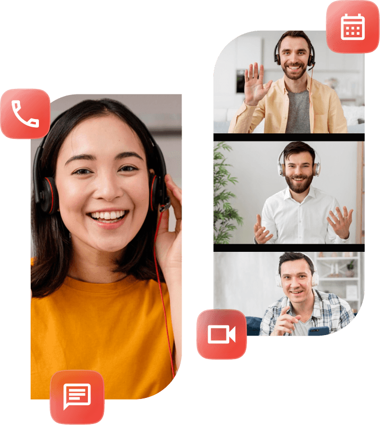 Customer support video call