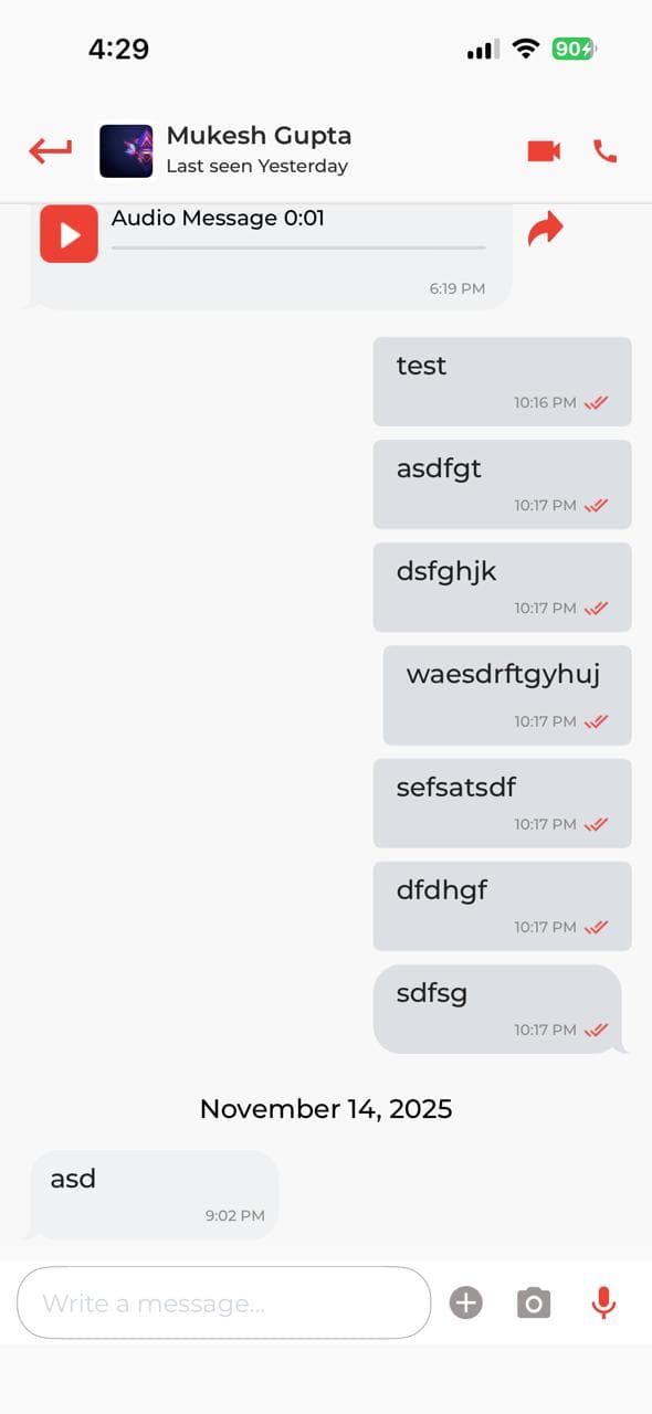 Melp Messages Interface