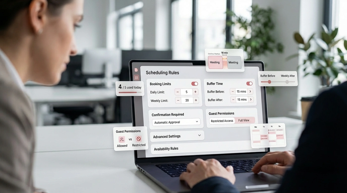 Time with a human, booked without email preview