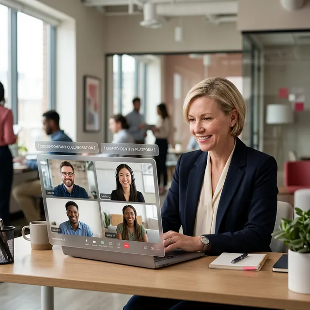 A Melp vendor workspace with separate topics for onboarding, delivery and review