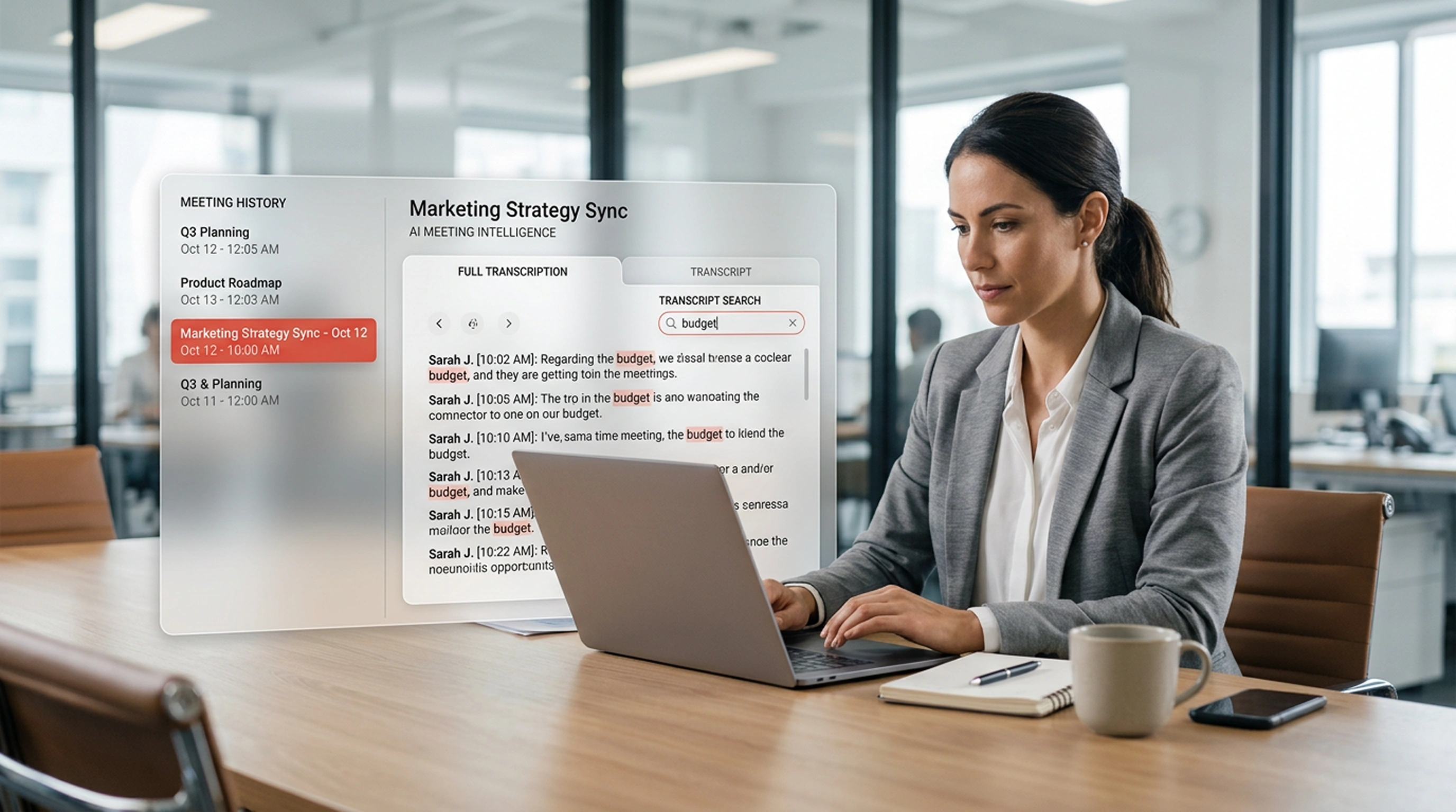 AI Meeting Summaries & Transcripts
