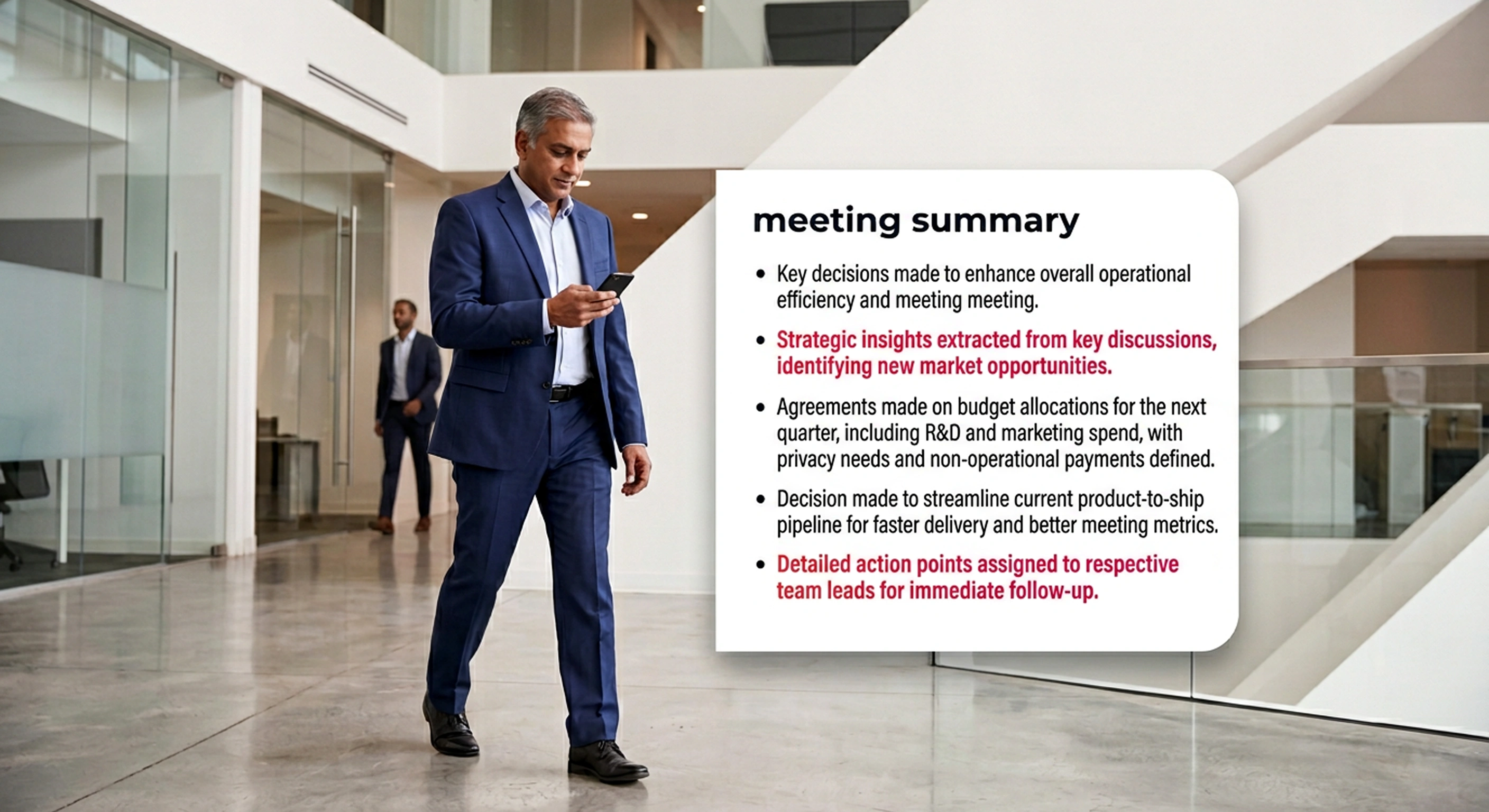 AI Meeting Summaries & Transcripts