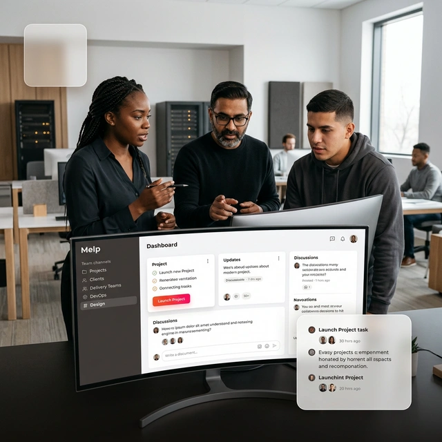 A supply chain team resolving a quality exception in a Melp workspace