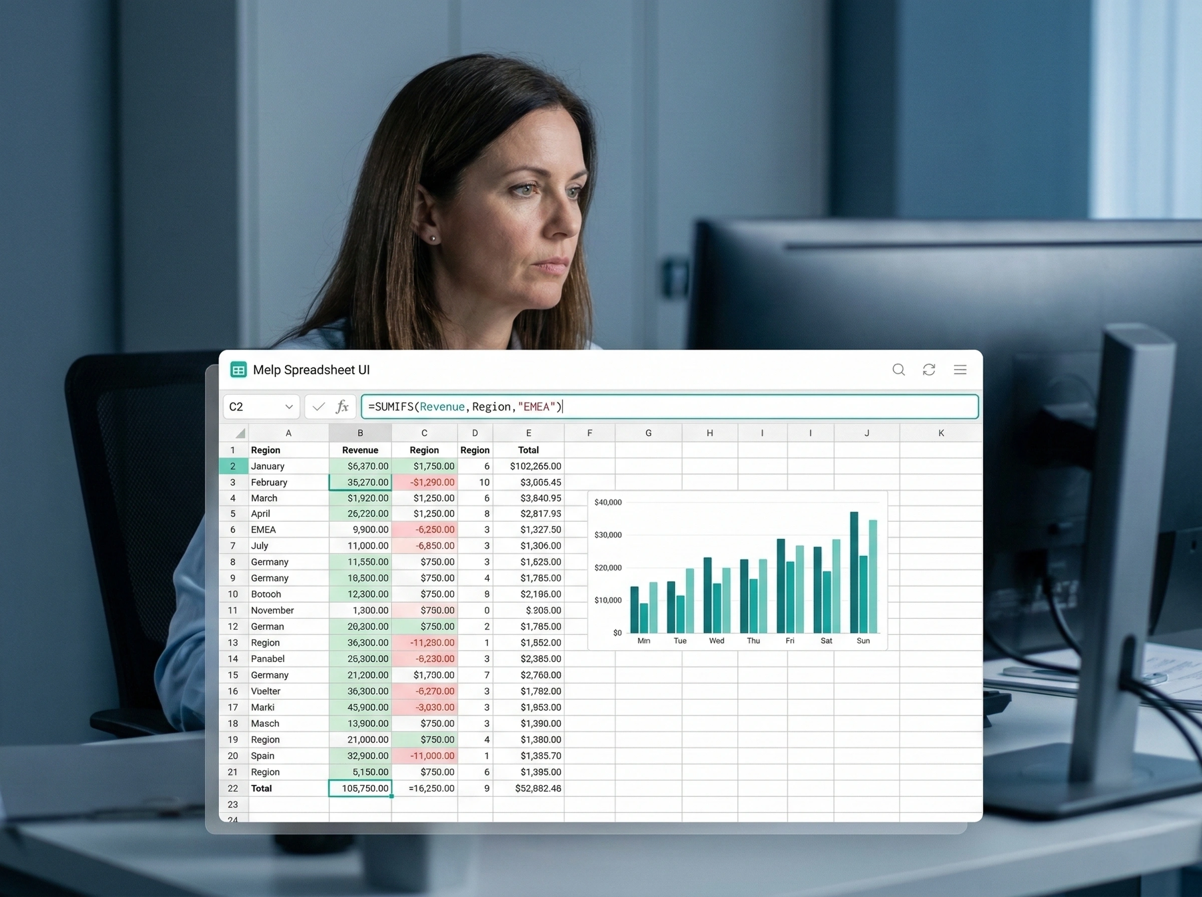 Spreadsheets preview